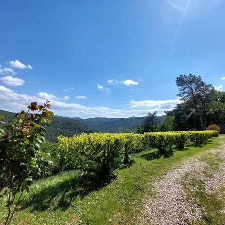 14 Pers Avec Vue Panoramique Et Piscine Chauffee Casa de Férias *